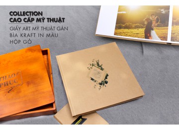 Trọn bộ hình cưới in trên chất liệu Photobook Cao Cấp Giấy Mỹ Thuật